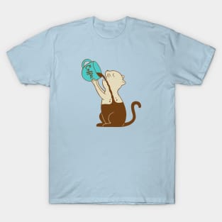 Cat full of coffee T-Shirt